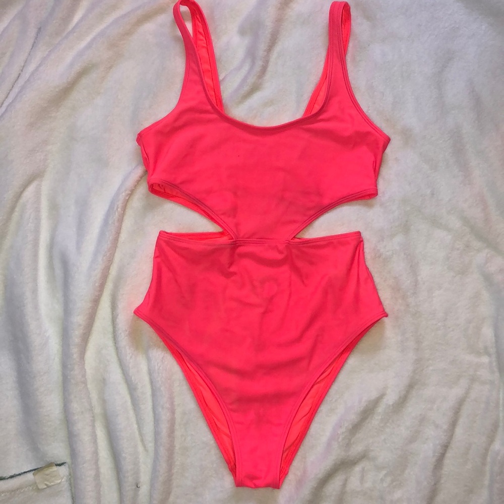Aerie Hot Pink One Piece